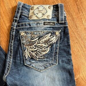 Miss Me Women's Blue Boot cut Jeans